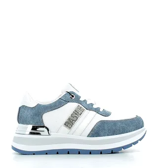 Scarpe Basile donna 4838P25 BIANCO BLUE