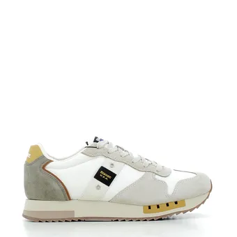Scarpe Blauer uomo QUEENS01P26 WHITE BEIGE