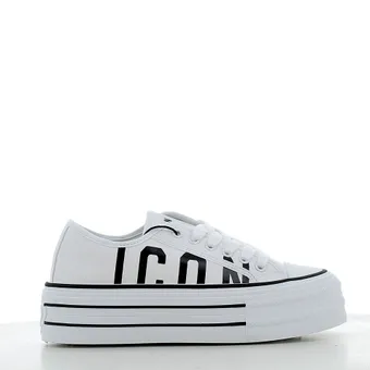 Scarpe Icon donna 5518A25 BIANCO NERO