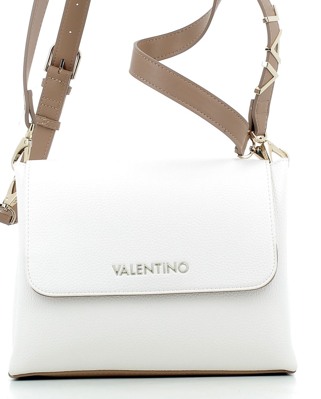 Borsa Valentino donna S5A803P25 BIANCO/CUOIO