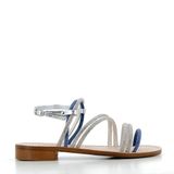 Scarpe Hodea donna 2238CHP25 ARGENTO AZZURR