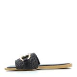 Scarpe Hodea donna 2520XSP25 RAFFIA NERO