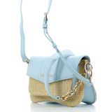 Borsa Valentino donna S8NP13PAP25 AZZURRO-NATURA