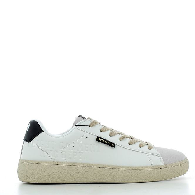 Scarpe Avirex uomo JENS001P25 WHITE BLACK
