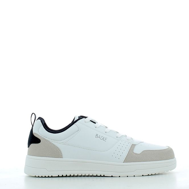 Scarpe Basile uomo 4823P25 BIANCO GRIGIO