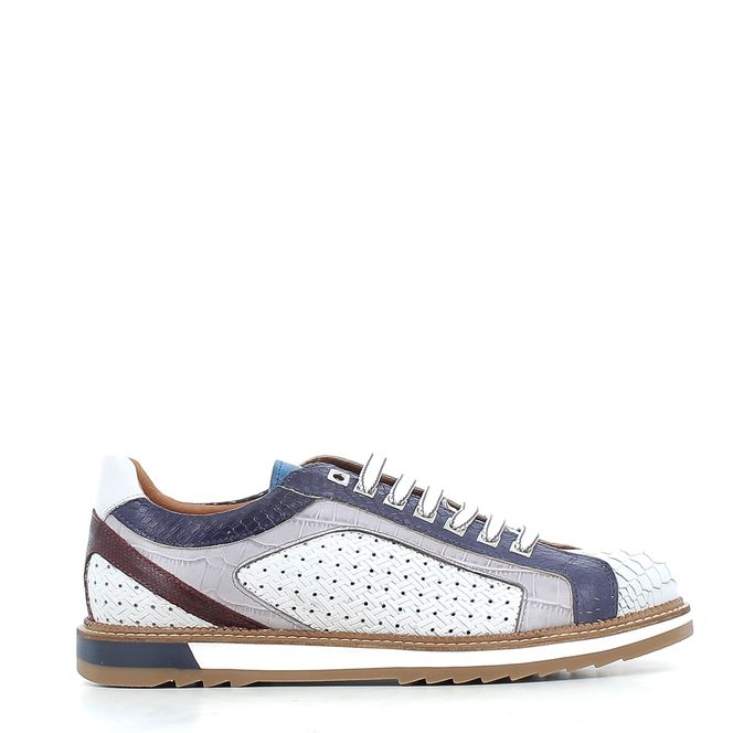 Scarpe Exton uomo 9512P26 BIANCO COMB8