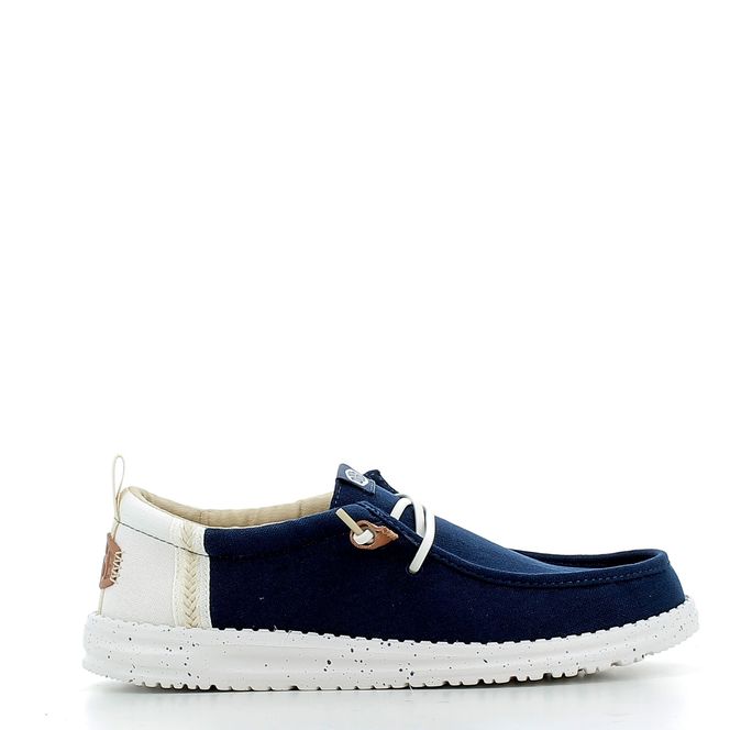 Scarpe Heydude uomo 43086MYP25 BLUE WHITE