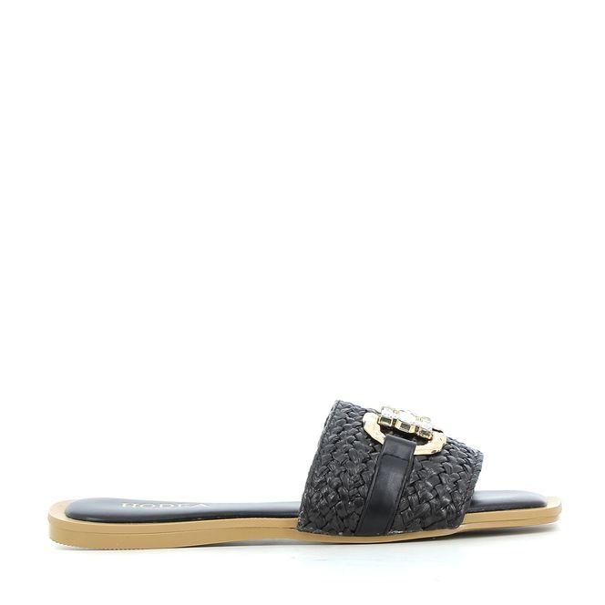 Scarpe Hodea donna 2520XSP25 RAFFIA NERO