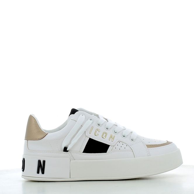 Scarpe Icon donna 3731A25 BIANCO ORO