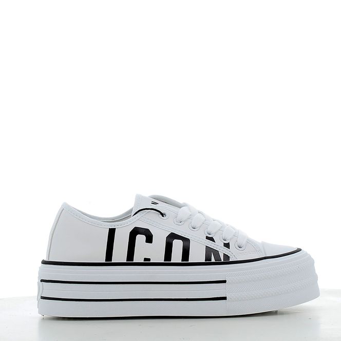 Scarpe Icon donna 5518A25 BIANCO NERO