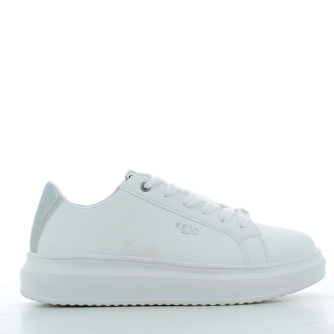 Scarpe KeJo donna 4810P25 BIANO ARGENTO