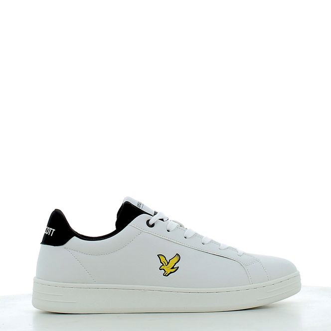 Scarpe Lyle & Scott uomo KALEBA25 WHITE BLACK