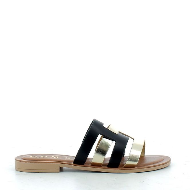 Scarpe GDM donna LIDO541P23 PLATINO NERO