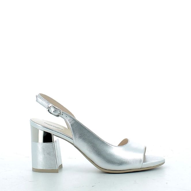 Scarpe argento nero giardini on sale