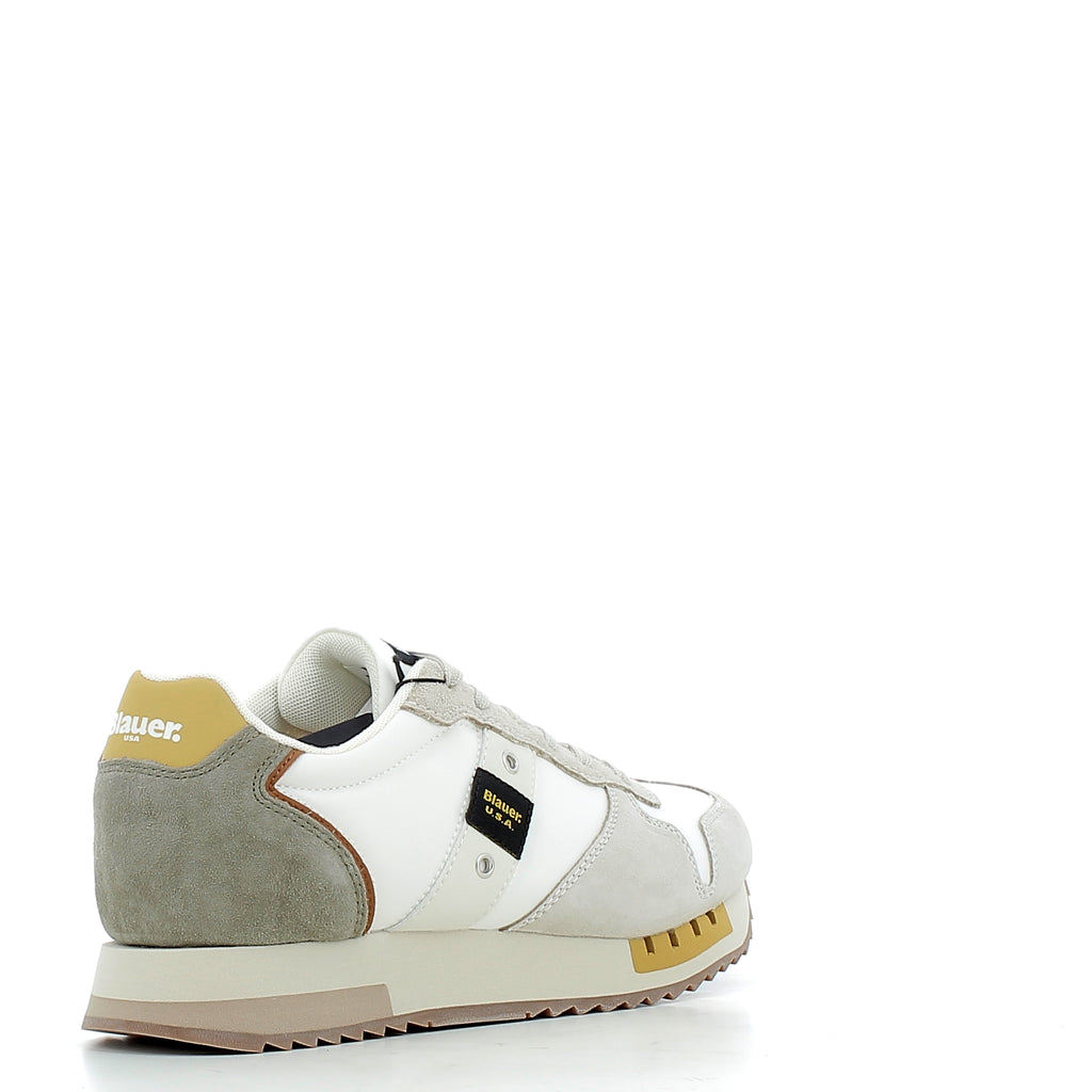 Scarpe Blauer uomo QUEENS01P26 WHITE BEIGE