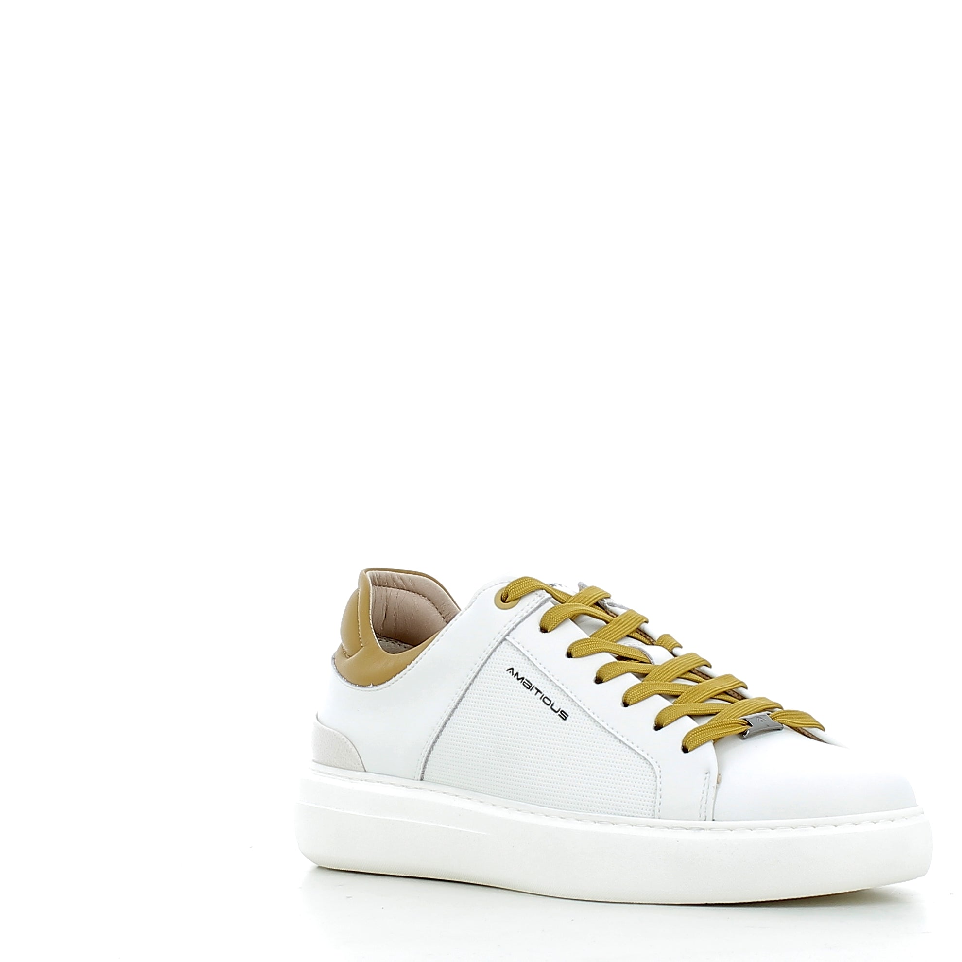 Scarpe Ambitious uomo 141997236P26WHITE MUSTARD