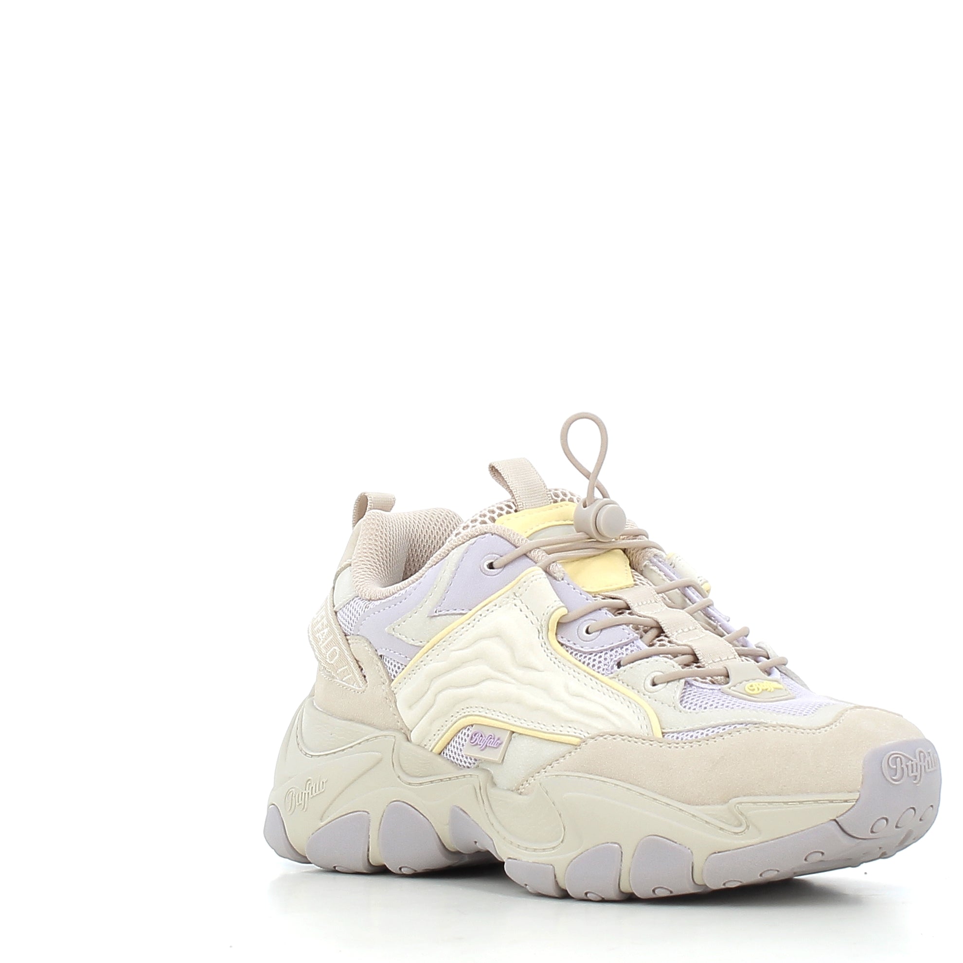 Women's Buffalo shoes 163672P26 BEIGE PURPLE