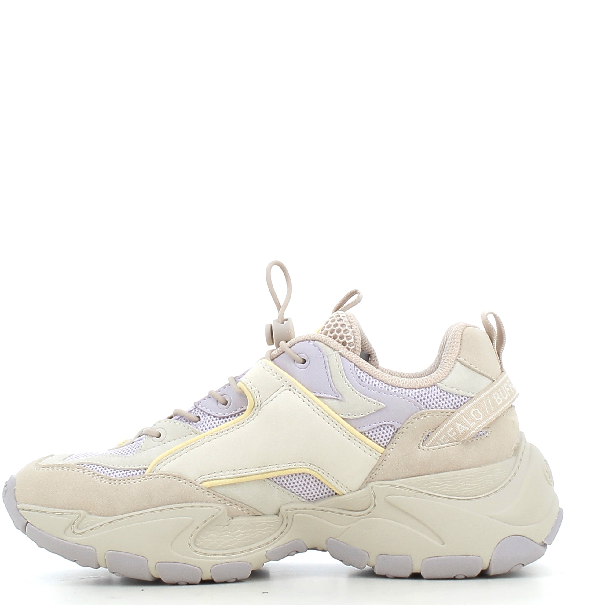 Women's Buffalo shoes 163672P26 BEIGE PURPLE
