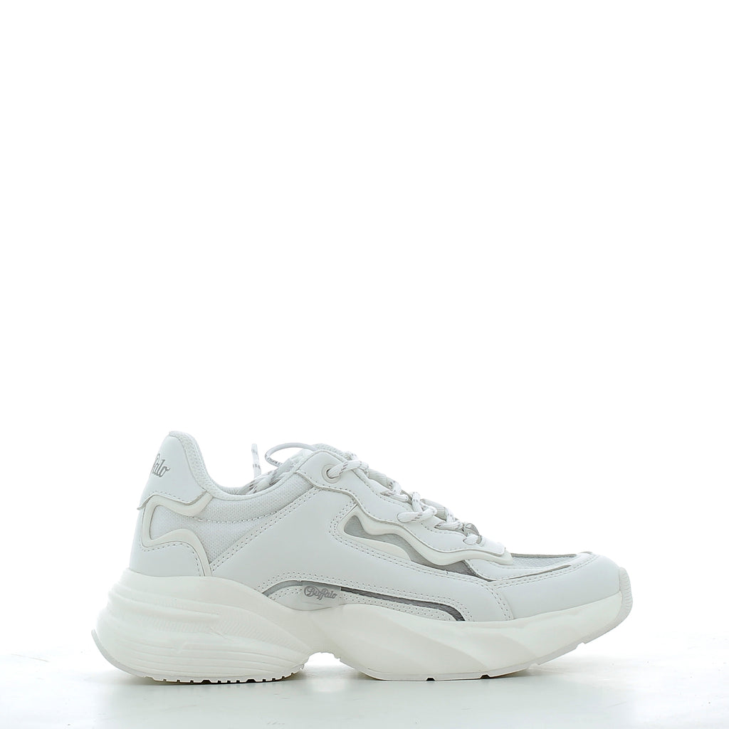 Buffalo women's shoes 1636693P26 WHITE