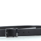 Valentino Men's Belt 8BJ04P26 BLACK DARK BROWN