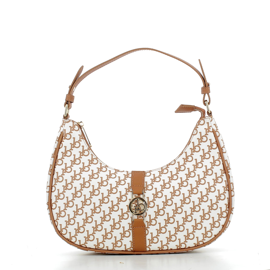 Borsa RoccoBarocco donna 2417P26     WHITE BROWN