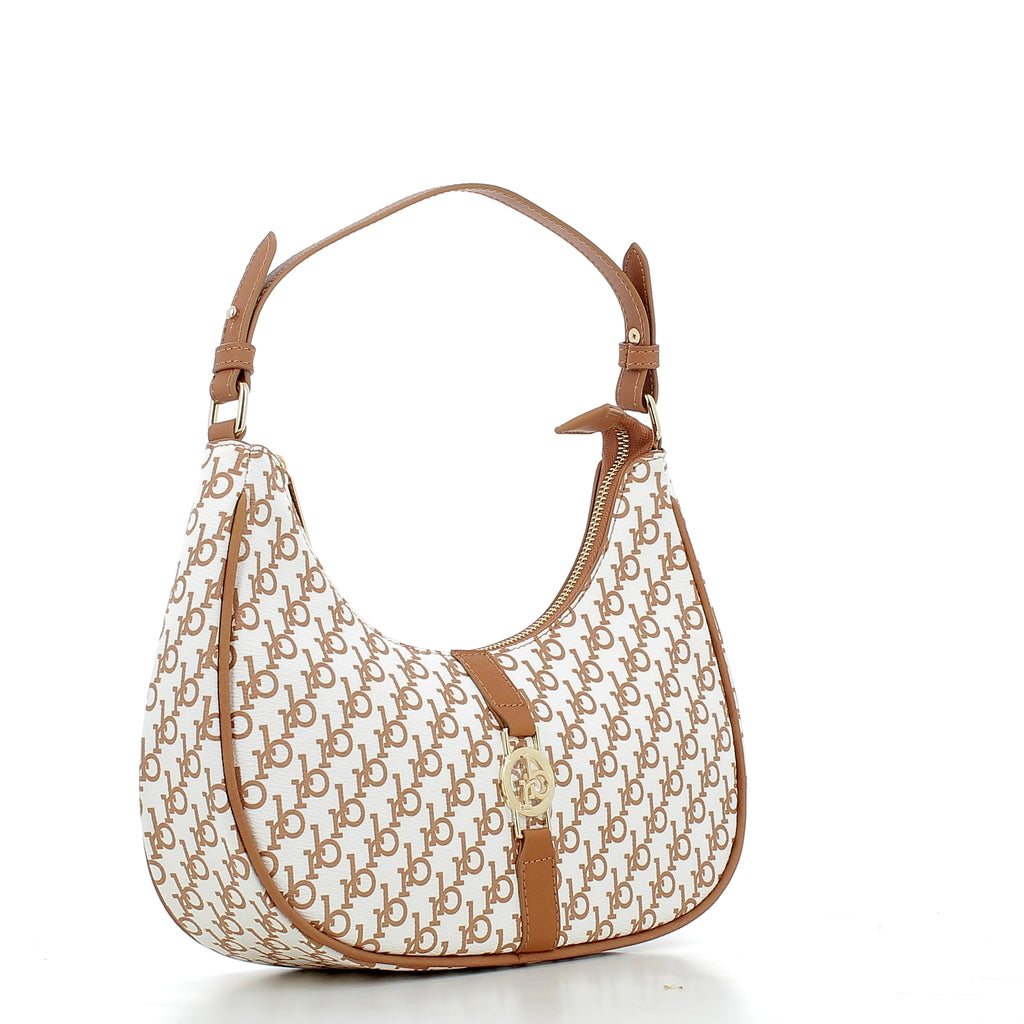 Borsa RoccoBarocco donna 2417P26     WHITE BROWN