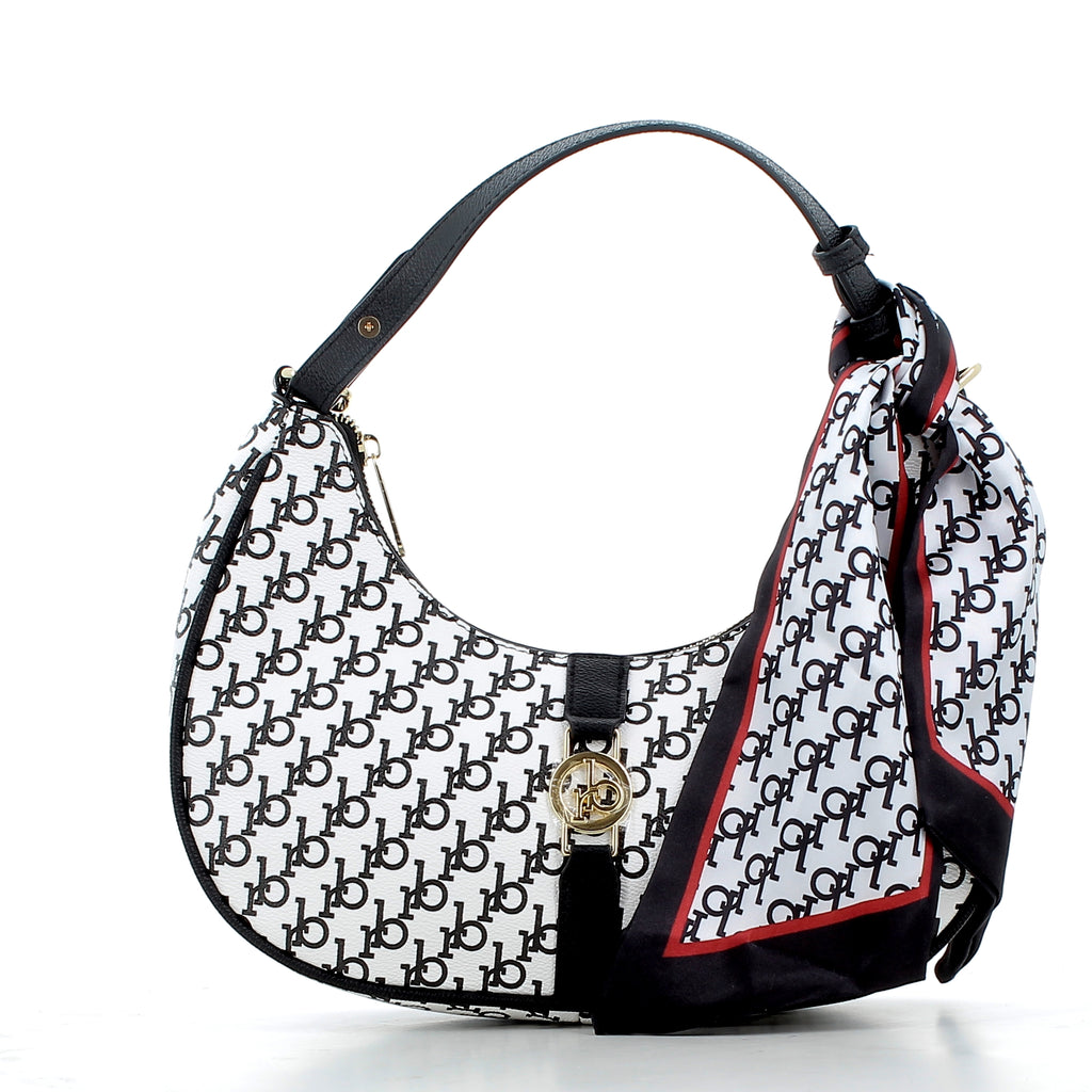 Borsa RoccoBarocco donna 2417P26     WHITE BLACK
