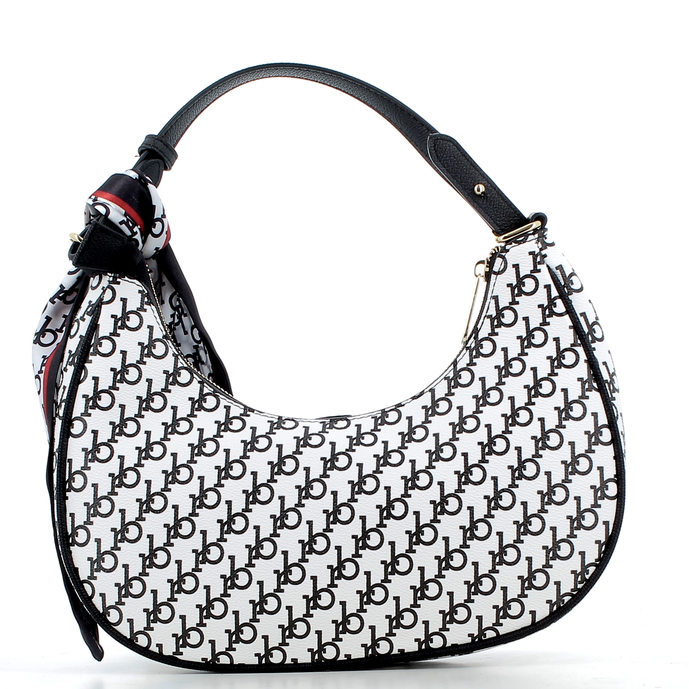 Borsa RoccoBarocco donna 2417P26     WHITE BLACK