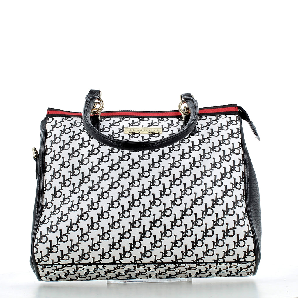 Borsa RoccoBarocco donna 2402P26     WHITE BLACK