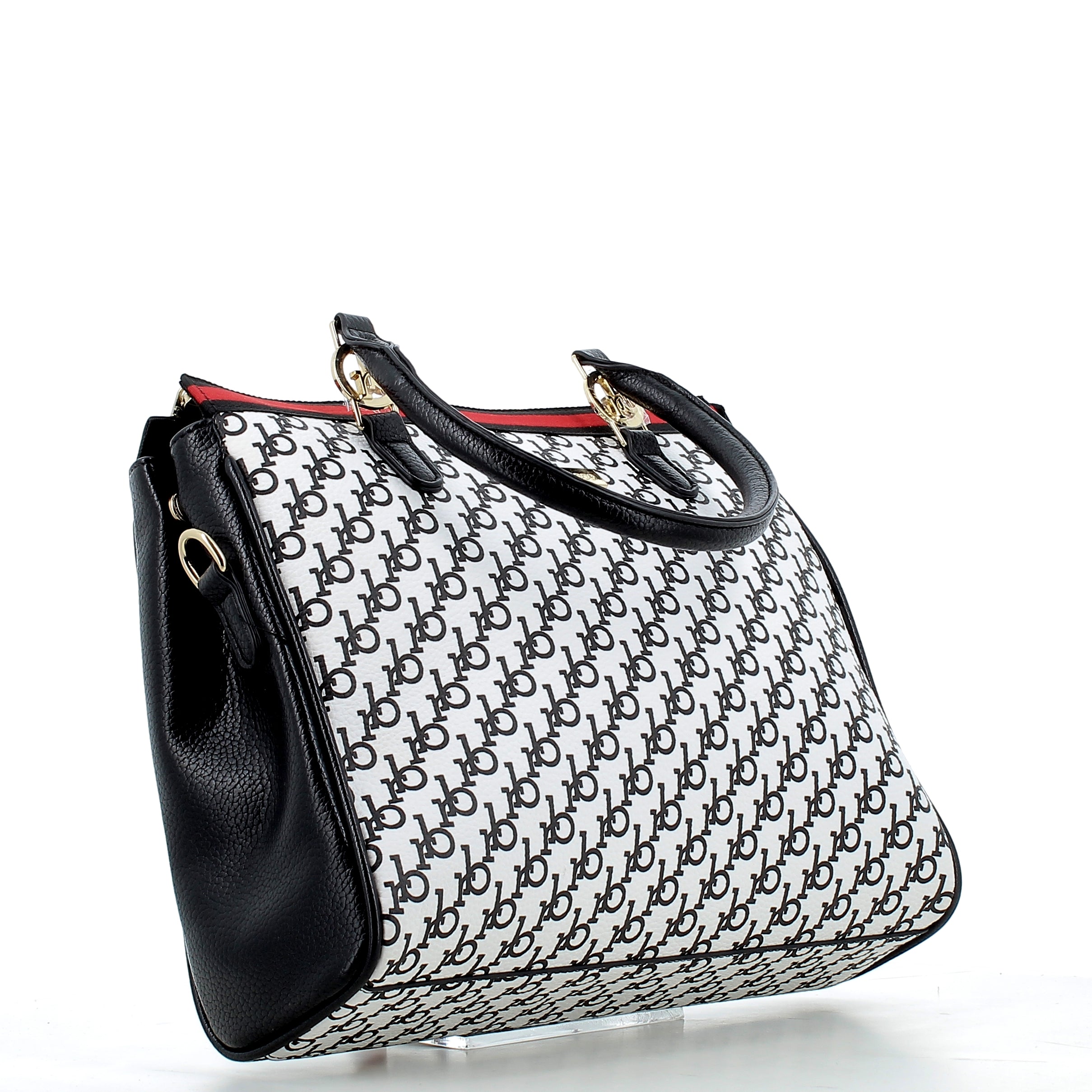 Borsa RoccoBarocco donna 2402P26     WHITE BLACK