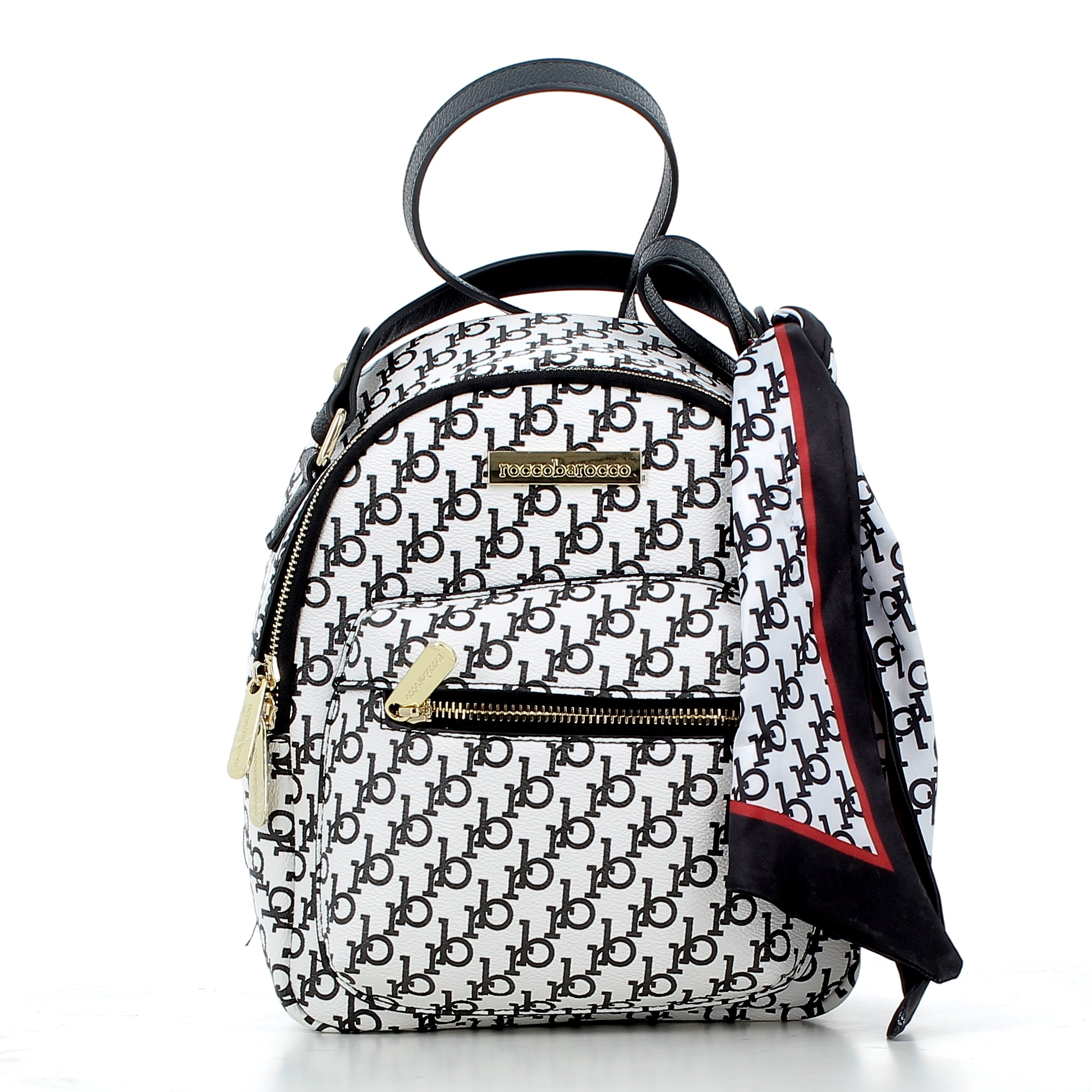 Borsa RoccoBarocco donna 24175P26    WHITE BLACK