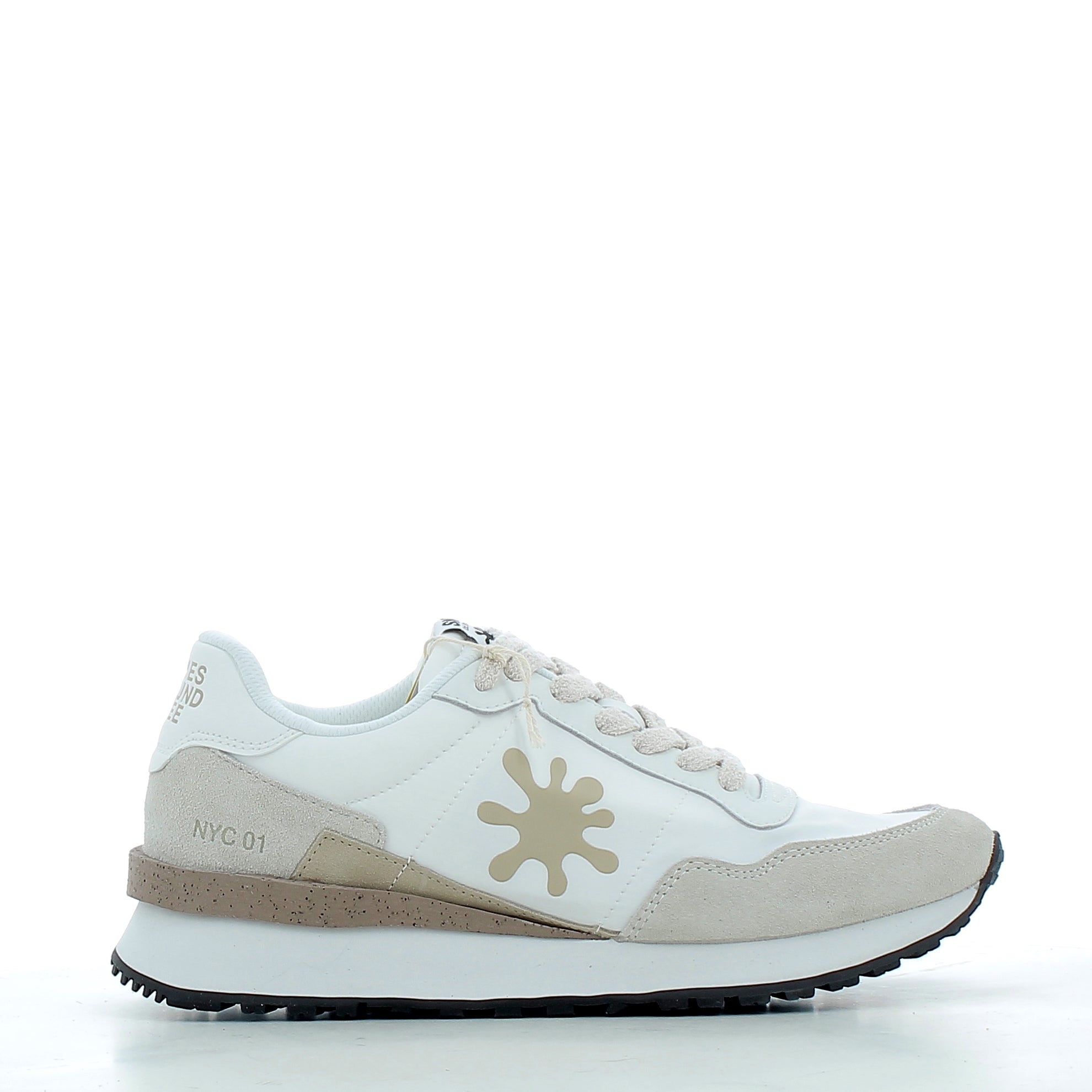 Scarpe Snee uomo NEWYORKP26  WHITE BEIGE