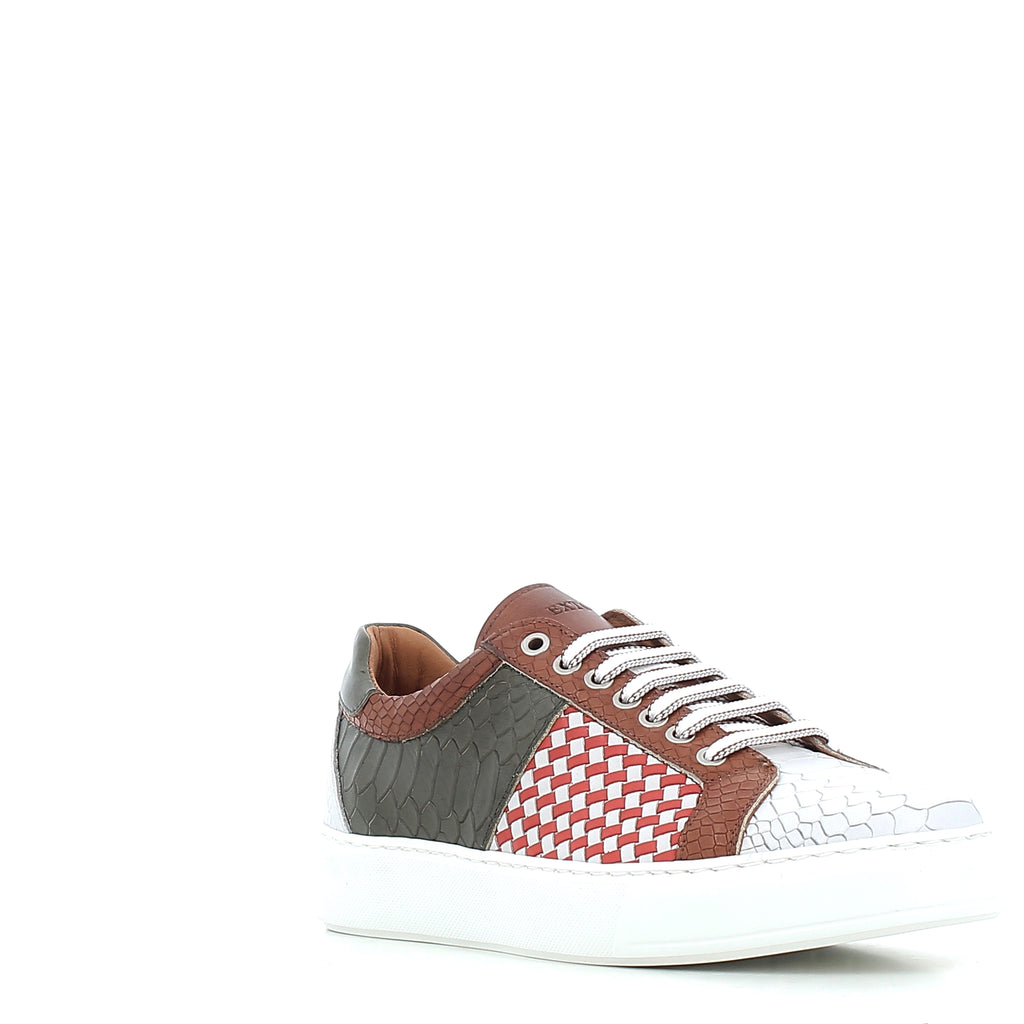 Scarpe Exton uomo 569P26      BIANCO COMB3