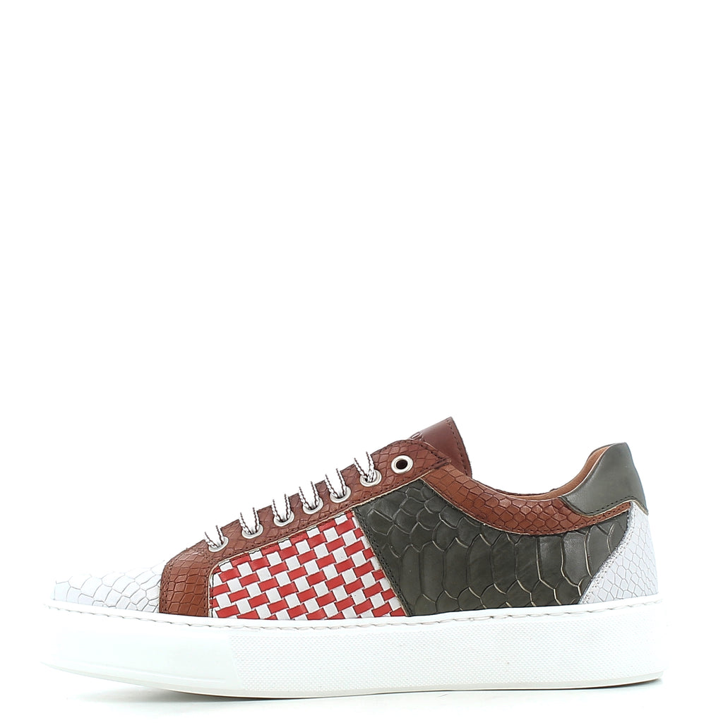 Scarpe Exton uomo 569P26      BIANCO COMB3