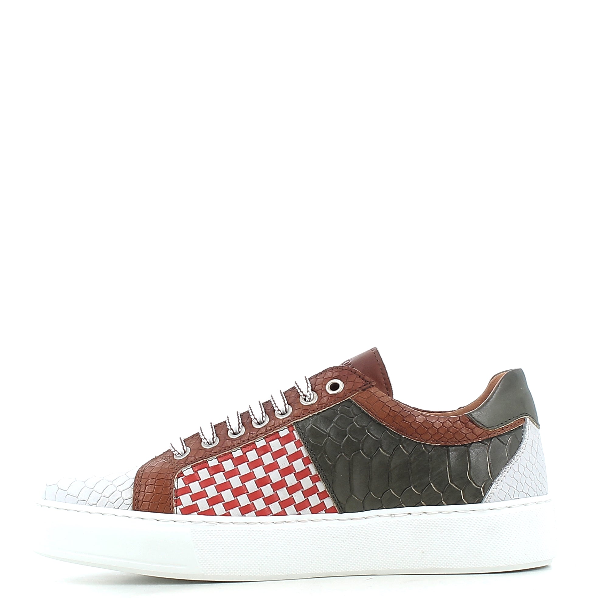Scarpe Exton uomo 569P26      BIANCO COMB3
