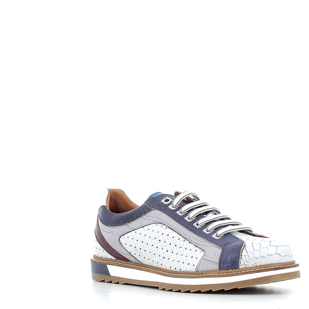 Scarpe Exton uomo 9512P26     BIANCO COMB8