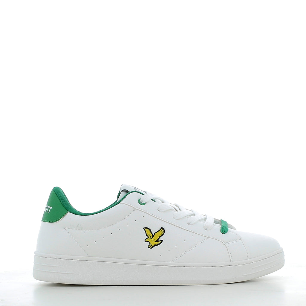 Scarpe Lyle & Scott uomo ELGINP26    WHITE GREEN