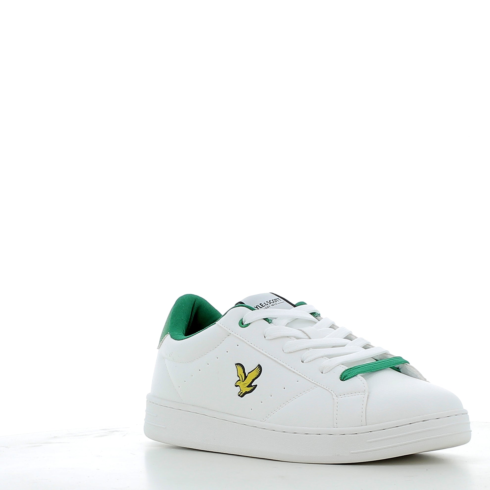 Scarpe Lyle & Scott uomo ELGINP26    WHITE GREEN