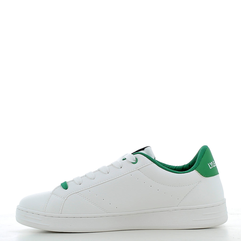 Scarpe Lyle & Scott uomo ELGINP26    WHITE GREEN