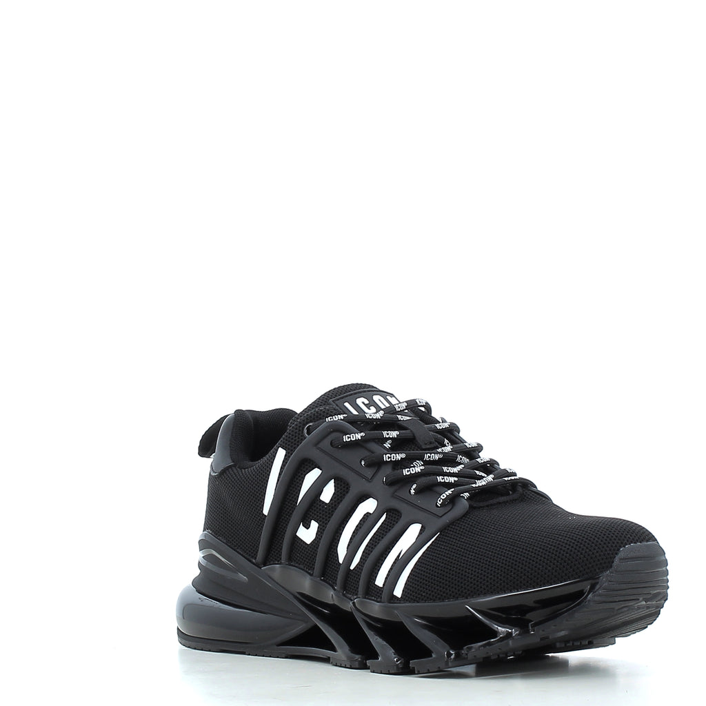 Scarpe Icon uomo 6167A26     NERO BIANCO
