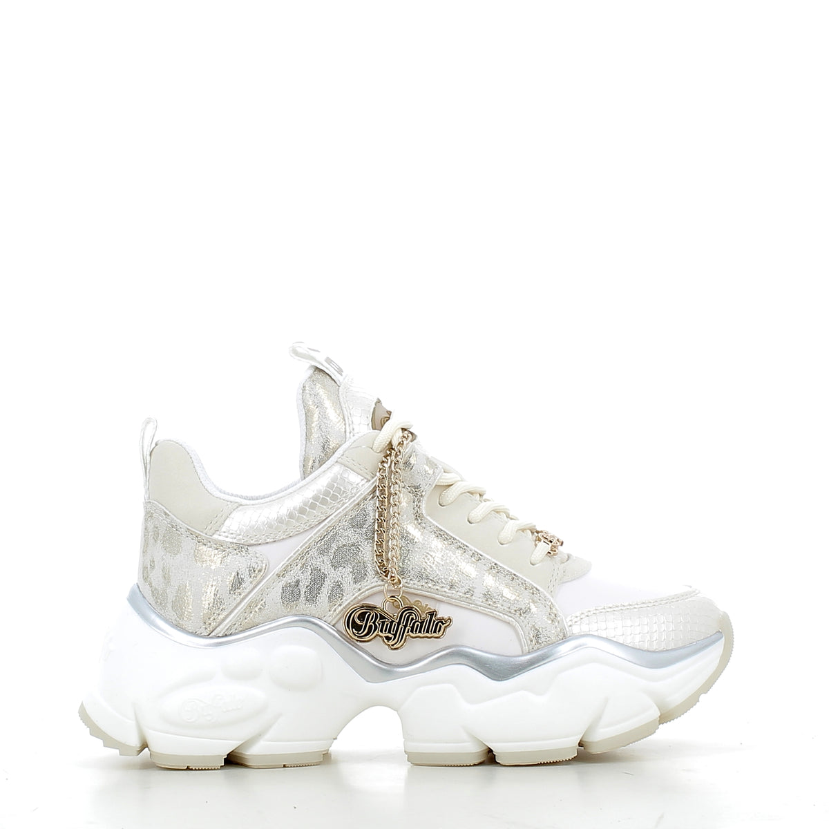 Scarpe Buffalo donna 16403A26    CREAM SILVER
