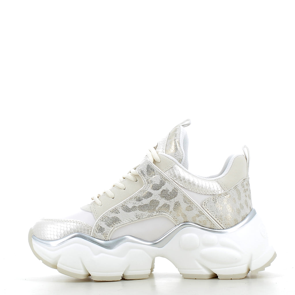Scarpe Buffalo donna 16403A26    CREAM SILVER