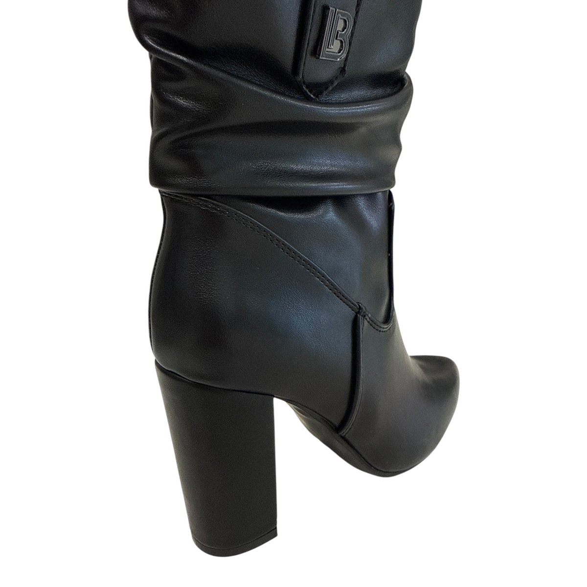 Stivale donna NEED Laura Biagiotti nero in ecopelle con gambale morbido e tacco alto